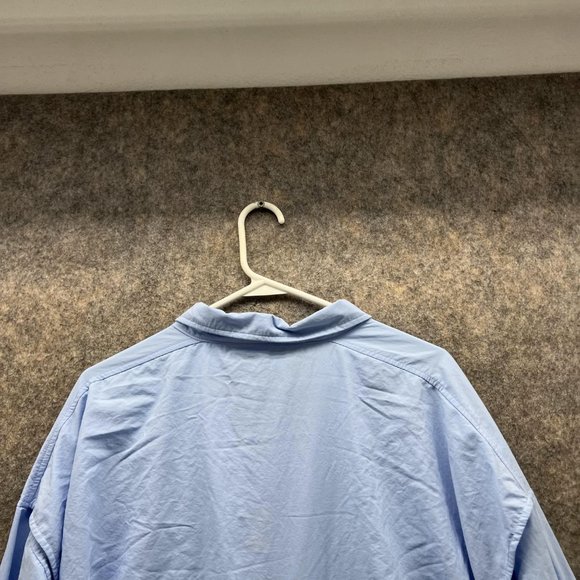 Columbia Shirt Men 4X Adult Blue Casual Button Down Vented Fishing Hike Pockets - Picture 10 of 11